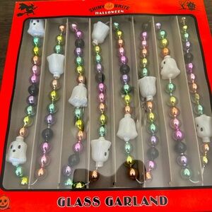 Christopher Radko Rainbow Ghost Halloween Fall Shiny Brite Vintage Garland